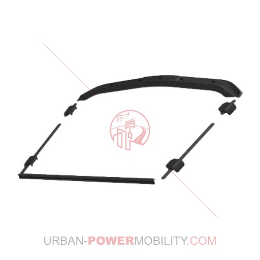 [SEG 000849] Tall front windshield, VILLAIN SX10 - SEGWAY POWERSPORT
