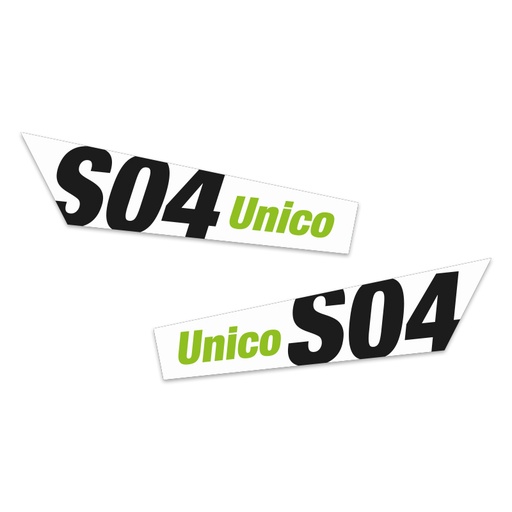 [SIL S04-LABEL-UNICO] Kit adhésifs latéraux S04 UNICO - SILENCE