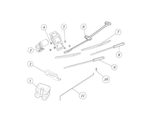 [TAZ ZZ2603161CM00] Joint torique d'essuie-glace - TAZZARI