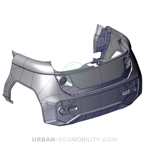 [TAZ ZZ31030021000] Rear bumper assembly - TAZZARI