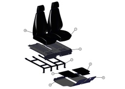 [TAZ ZZ31110061000] Seat support structure - TAZZARI
