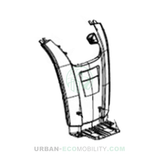[SIL S01-46196-00] Interior rear fairing - SILENCE