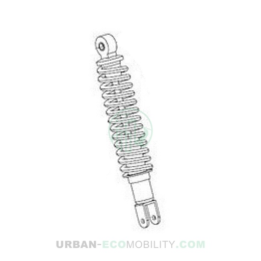 [SIL S02L-62010-00] Rear shock absorber - SILENCE
