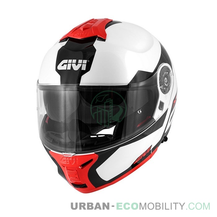 helmet X.21 Challenger Spirit White / Black / Red - GIVI | URBAN